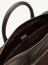 Suede Laptop Bag