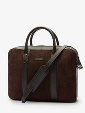 Suede Laptop Bag