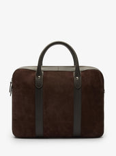 Suede Laptop Bag
