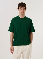 Green Merino Fine Knit Knit Tee