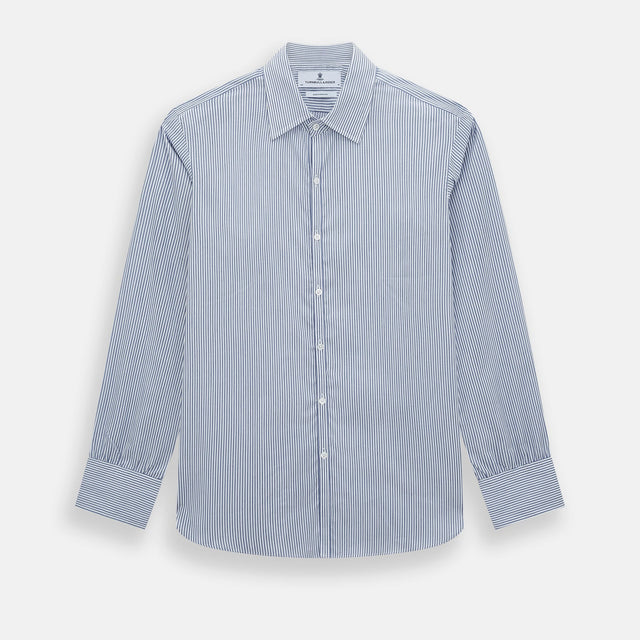Navy and White Stripe Westminster Shirt