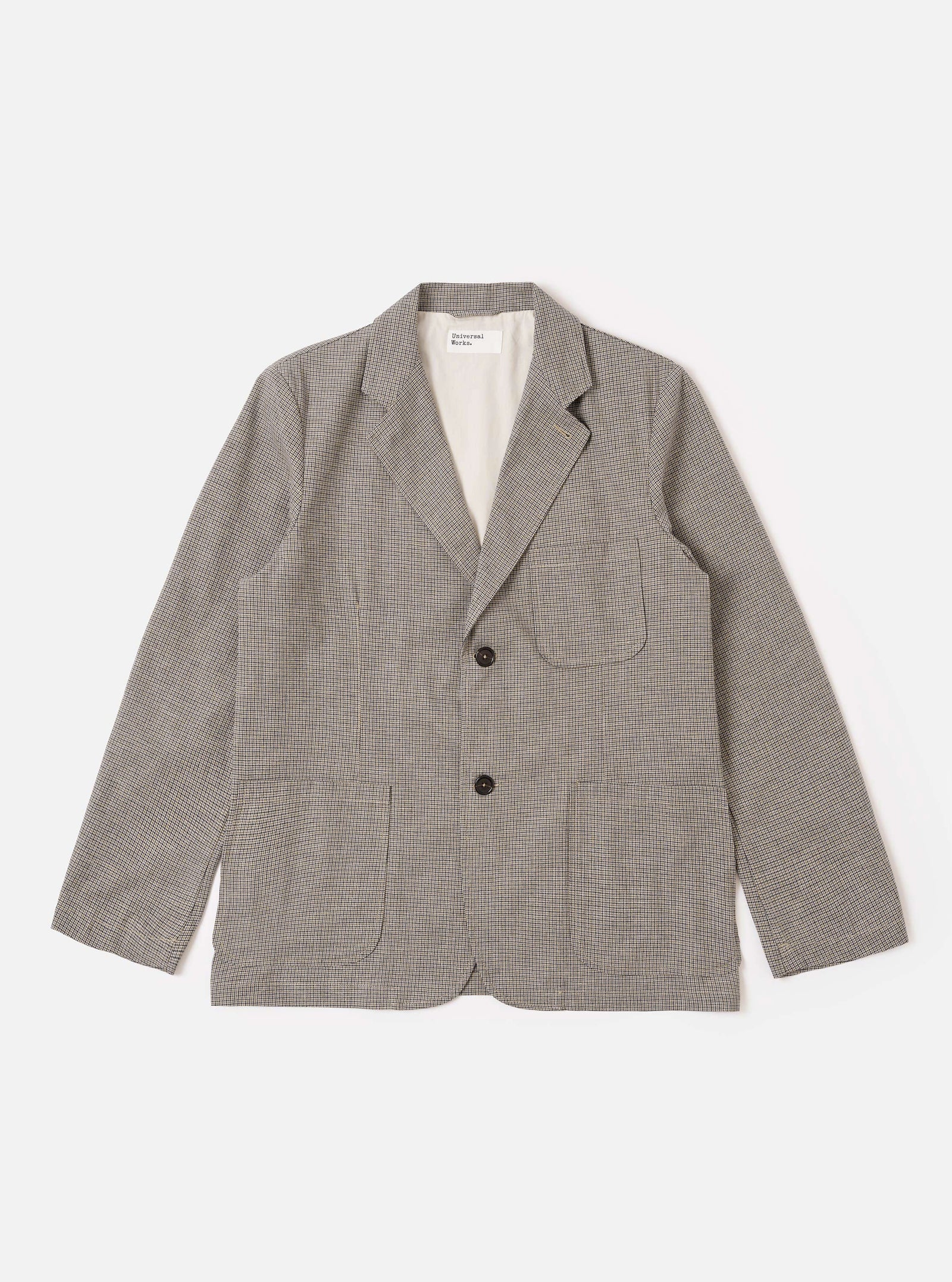 Multi Lucas Cotton Mix Two Button Jacket