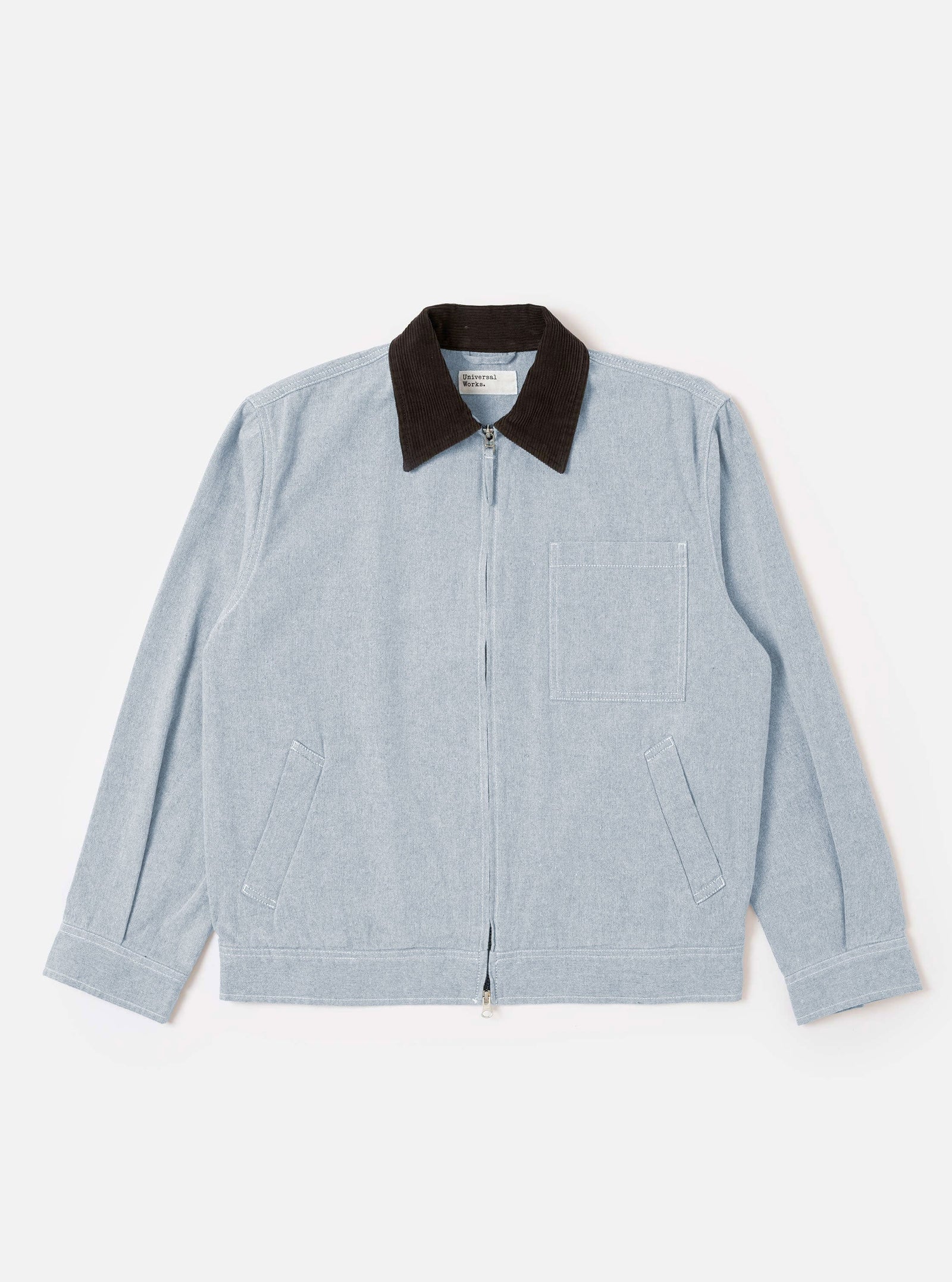 Light Jean Cloth Reworked Rose Bowl Jacket