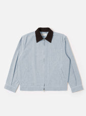 Light Indigo Jean Cloth Reworked Rose Bowl Jacket