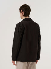 Licorice Summer Canvas Two Button Jacket