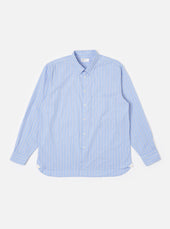 Blue Mc Stripe Square Pocket Shirt