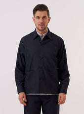 Tropical Suiting Travail Overshirt