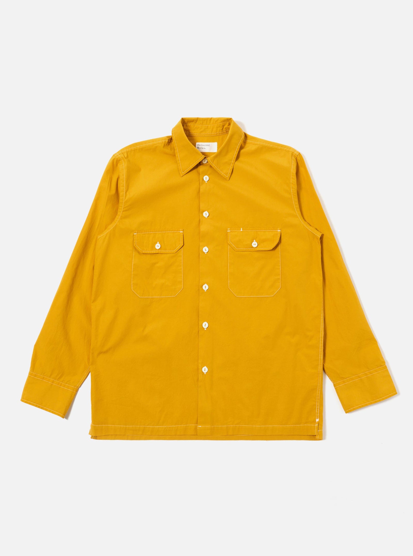 Golden Brown Organic Fine Poplin Cpo Shirt