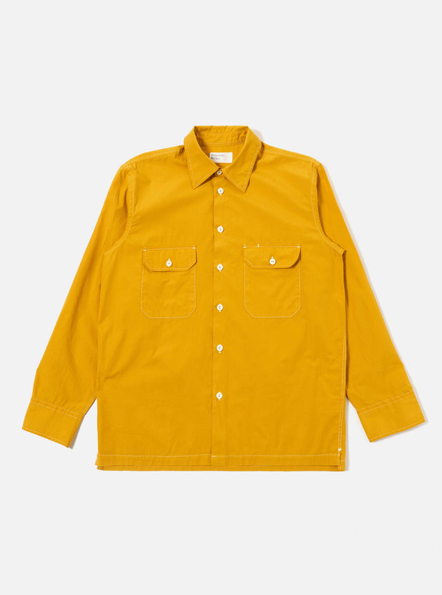 Golden Brown Organic Fine Poplin CPO Shirt