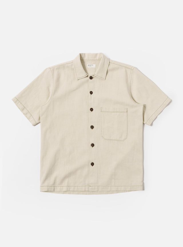 Ecru Koko Cotlin S/S Fatigue Shirt
