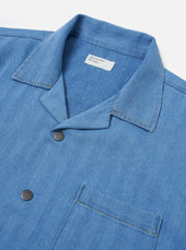 Washed Recycled Herringbone Road Shirt