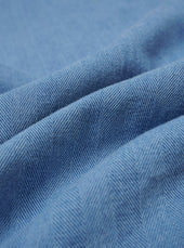 Washed Recycled Herringbone Road Shirt