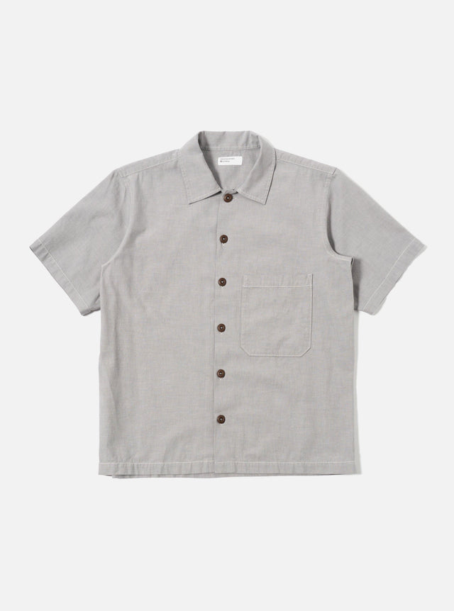 Grey Izumi Cotton S/S Fatigue Shirt