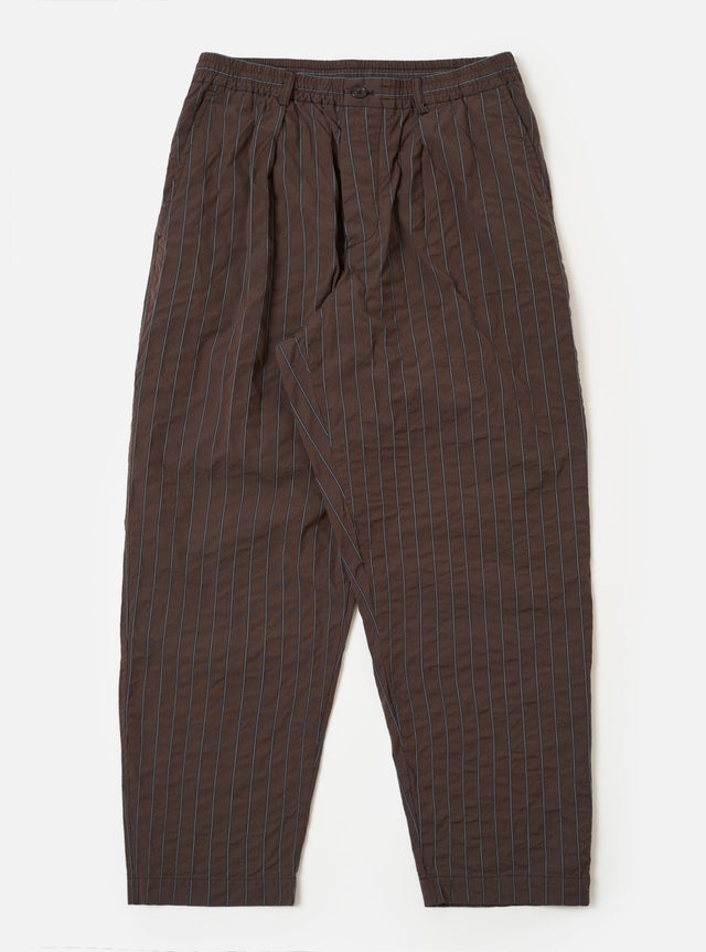 Brown Chester Stripe Oxford Pant