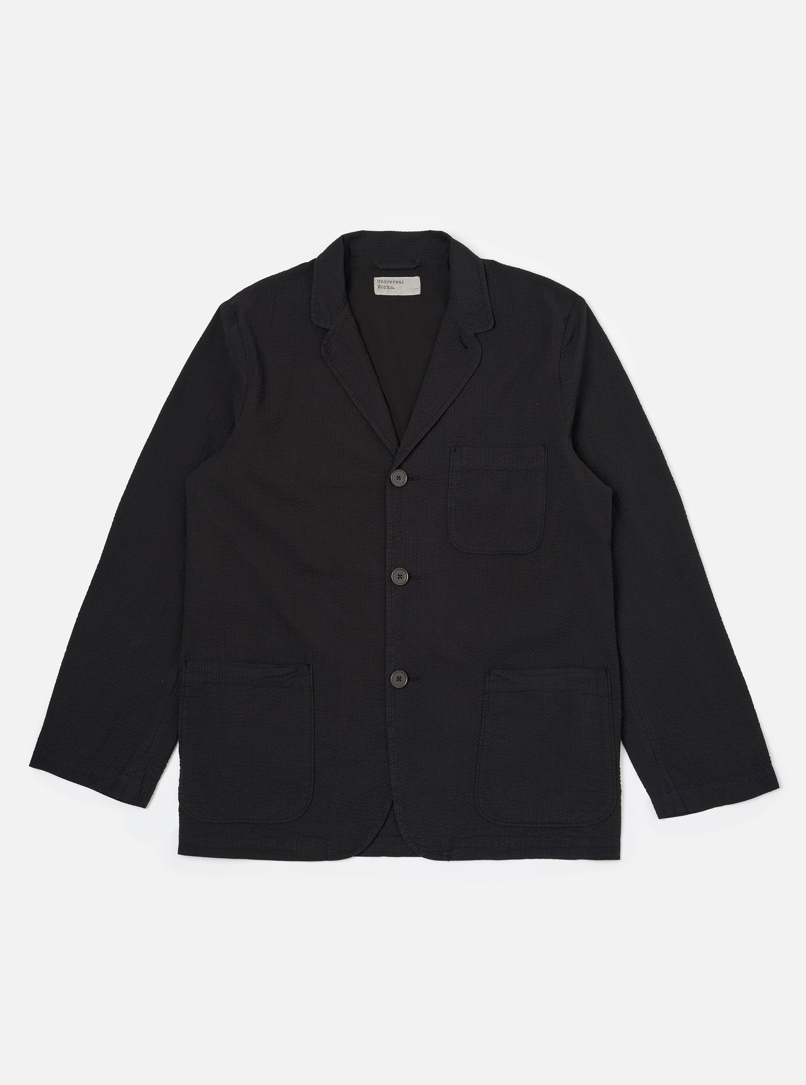 Merida Seersucker Three Button Jacket