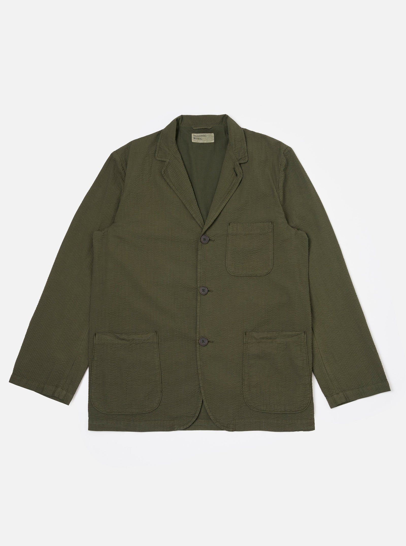 Merida Seersucker Three Button Jacket