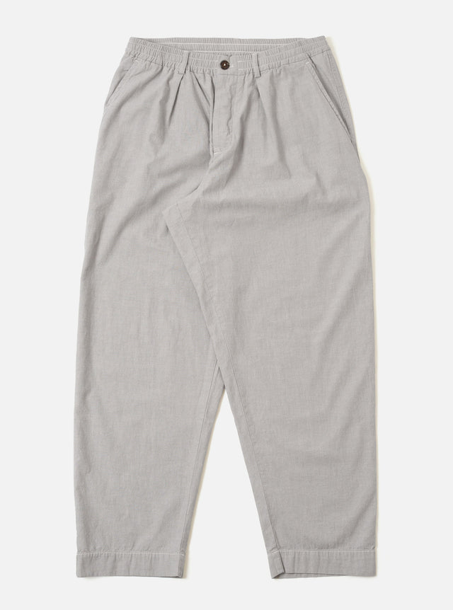 Grey Izumi Cotton Oxford Pant