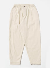 Ecru Koko Cotlin Pleated Track Pant