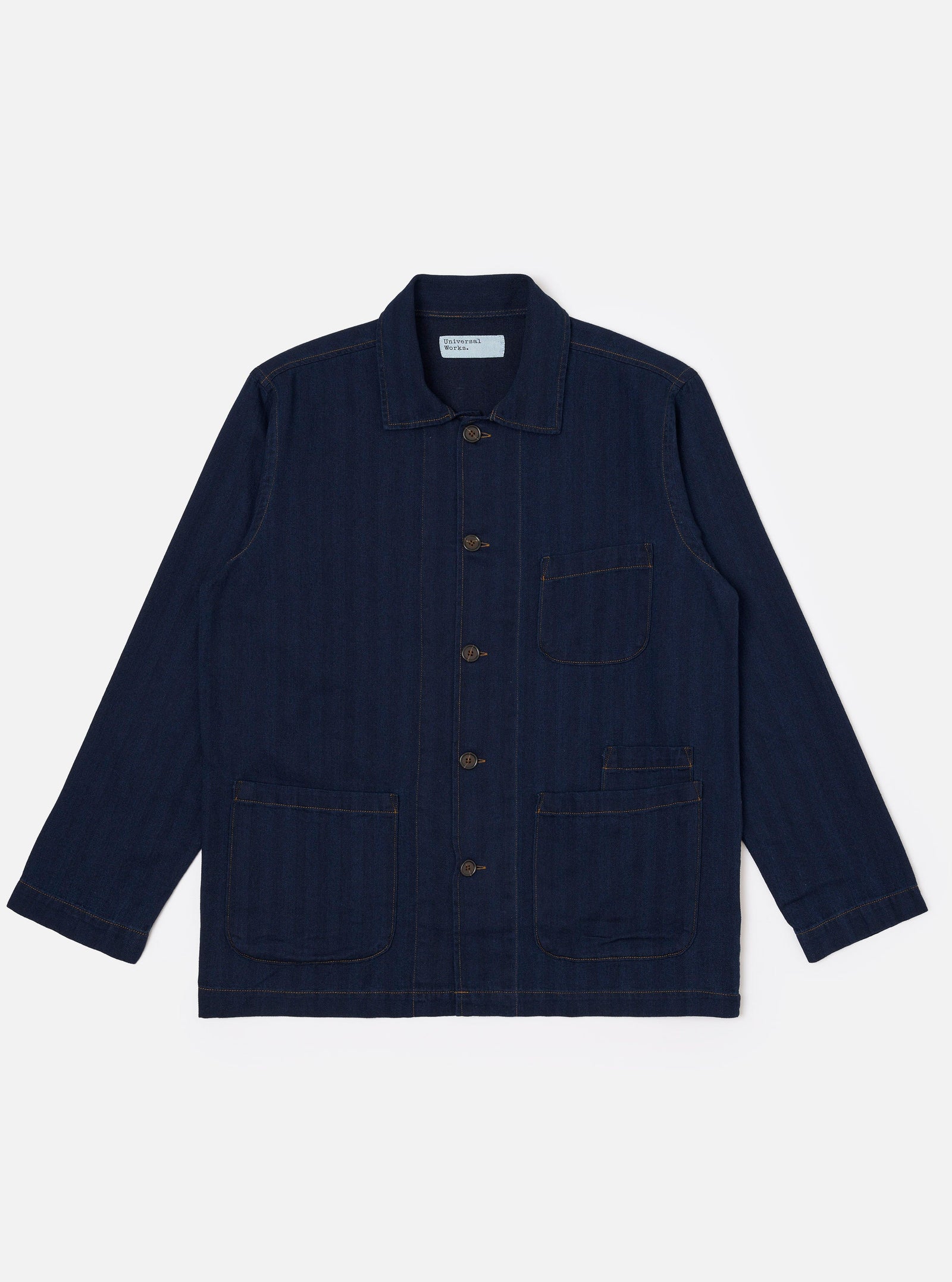 Recycled Herringbone Bakers Overshirt