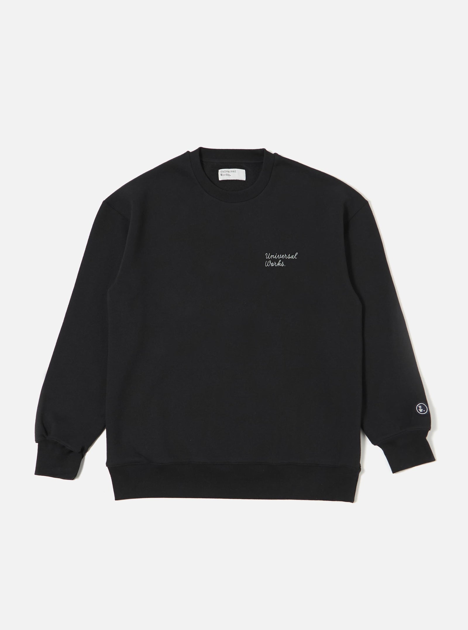 Recycled Cotton Blend Jersey Loose Sweatshirt