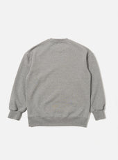 Grey Marl Recycled Cotton Blend Jersey Loose Sweatshirt