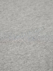 Grey Marl Recycled Cotton Blend Jersey Loose Sweatshirt