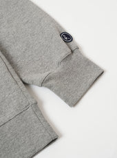 Grey Marl Recycled Cotton Blend Jersey Loose Sweatshirt