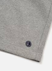 Grey Marl Recycled Cotton Blend Jersey Vacation Short