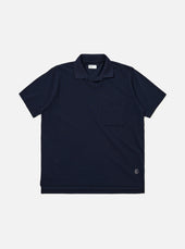Bright Navy Piquet Vacation Polo