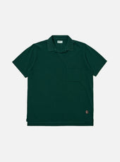 Green Piquet Vacation Polo