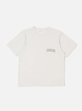 Ecru Organic Jersey Print Pocket Tee