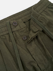 Merida Seersucker Pleated Track Pant