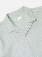 Green Seersucker Road Shirt