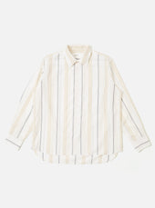 Ecru/Navy/Sand Hendrix Stripe Square Pocket Shirt