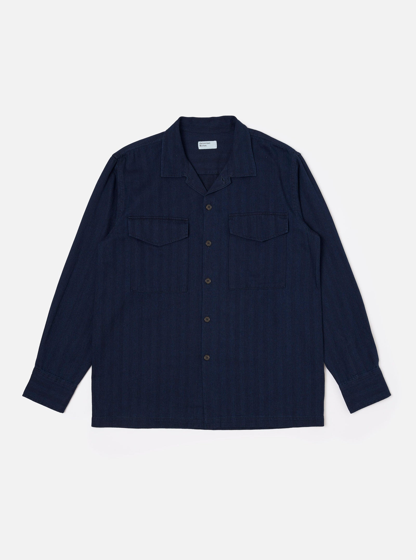 Recycled Herringbone Attendant Shirt