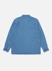 Washed Recycled Herringbone Attendant Shirt