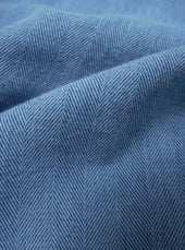 Washed Recycled Herringbone Attendant Shirt