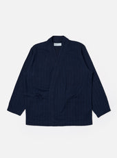 Indigo Recycled Herringbone Kyoto Work Jacket