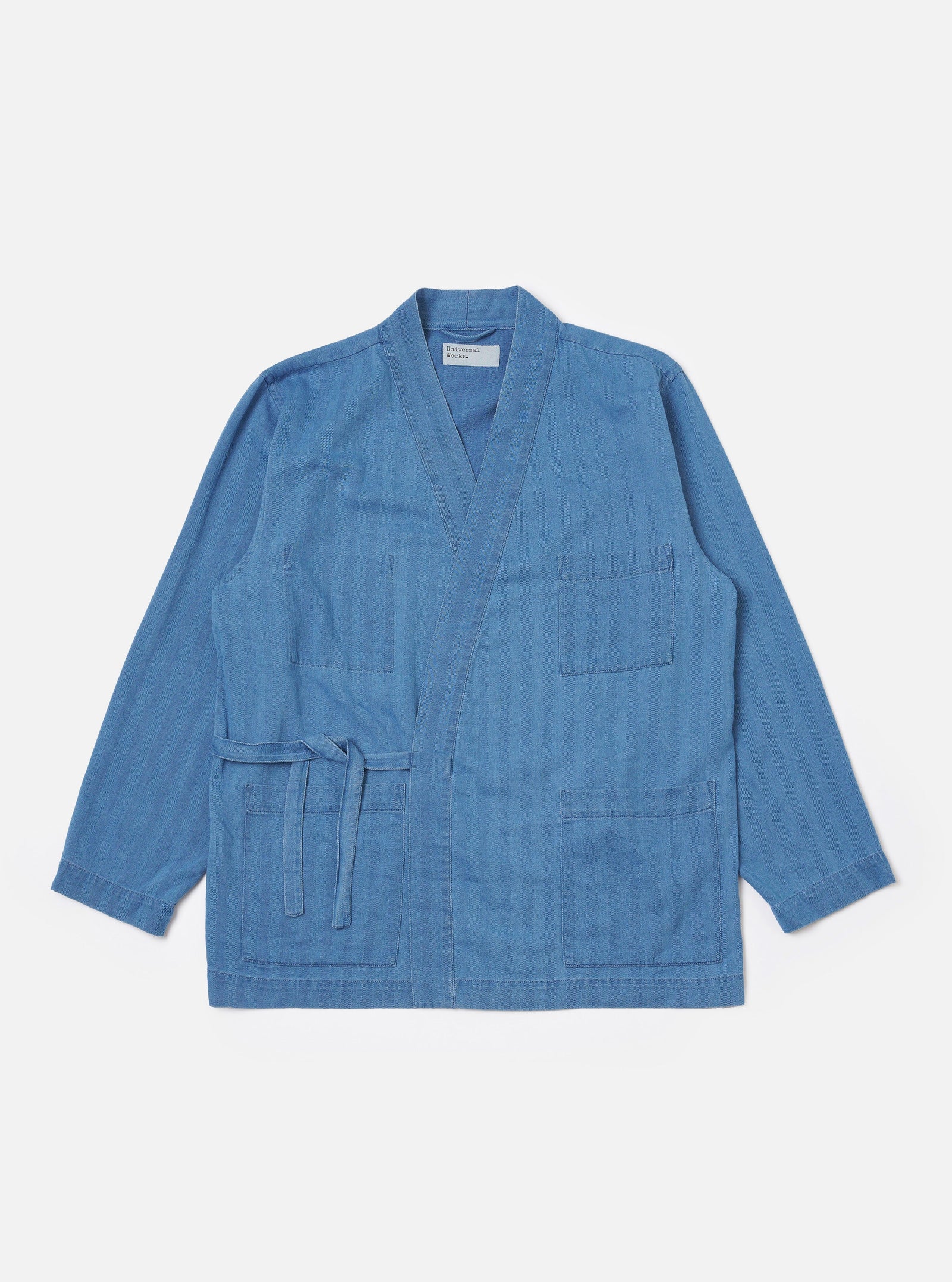 Washed Recycled Herringbone Kyoto Work Jacket