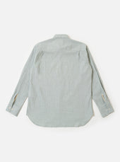 Green Seersucker Square Pocket Shirt