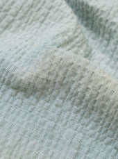 Green Seersucker Square Pocket Shirt