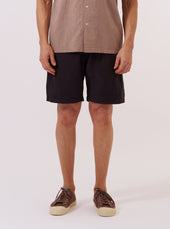 Licorice Lyo Linen Mix Simple Short