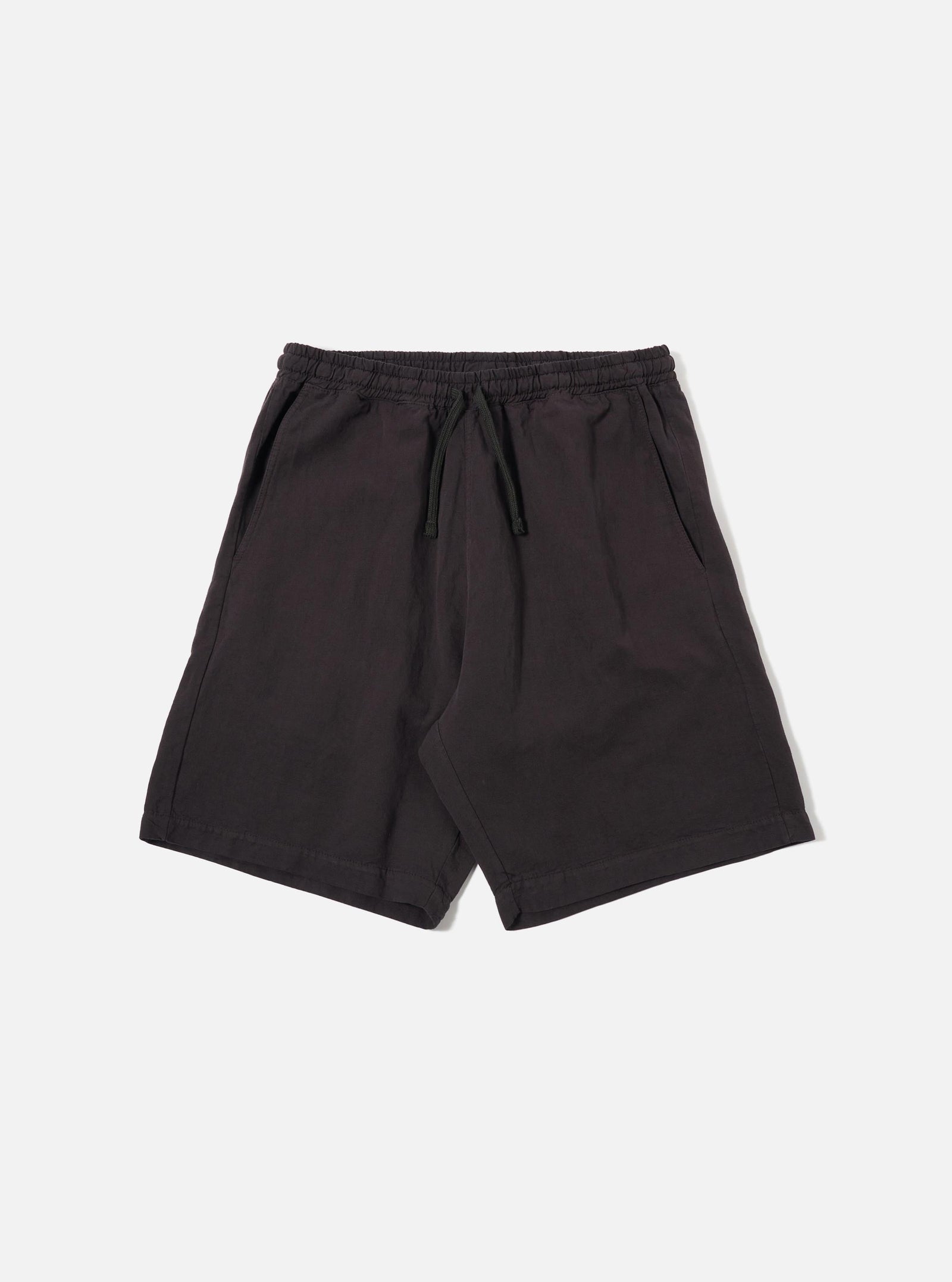 Licorice Lyo Linen Mix Simple Short