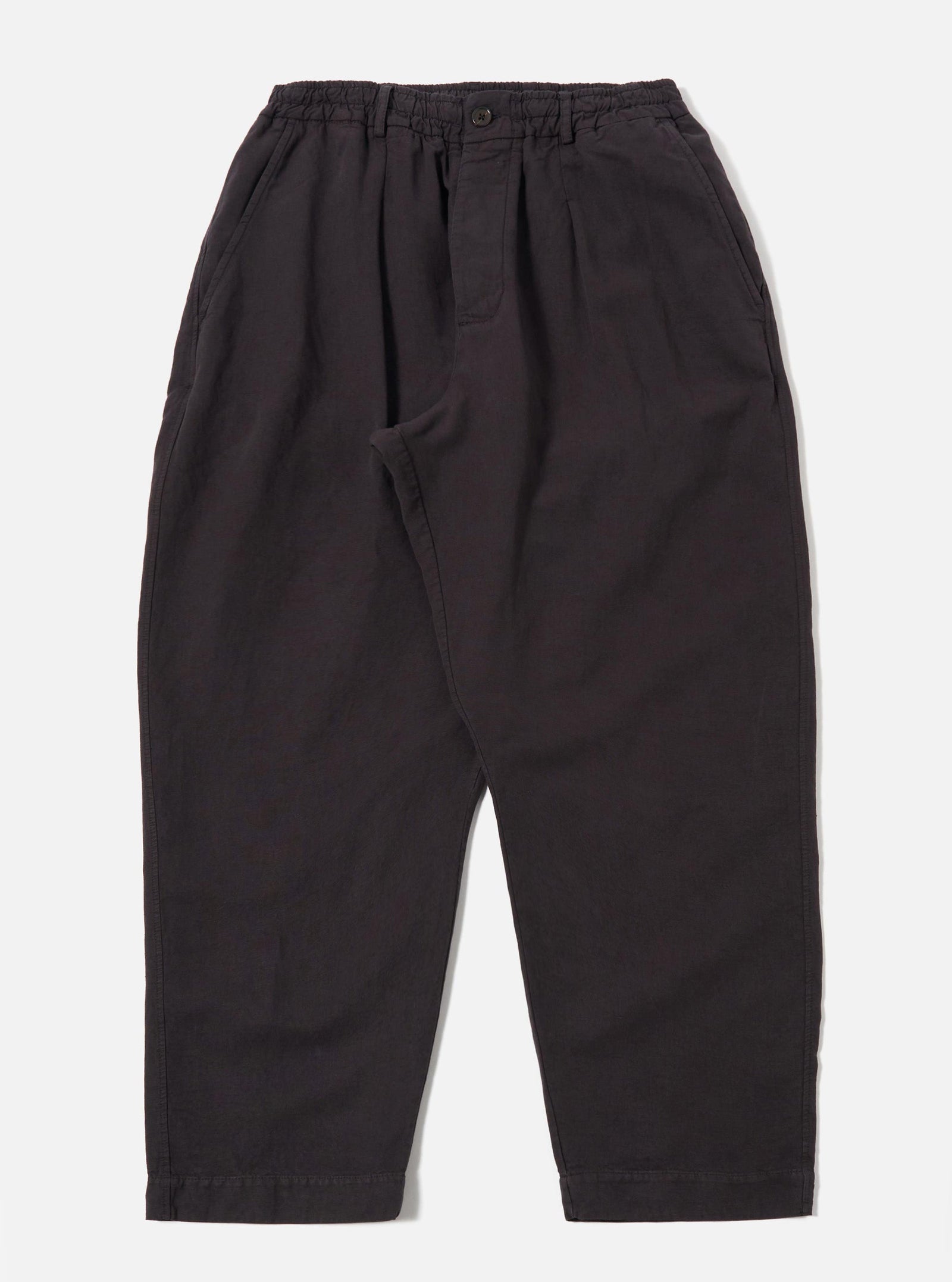 Licorice Lyo Linen Mix Oxford Pant