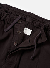 Licorice Lyo Linen Mix Oxford Pant