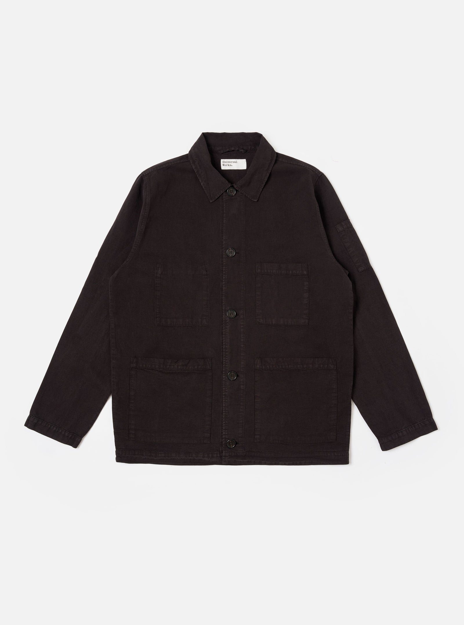 Licorice Lyo Linen Mix Coverall Jacket