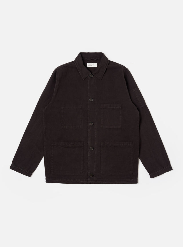 Licorice Lyo Linen Mix Coverall Jacket