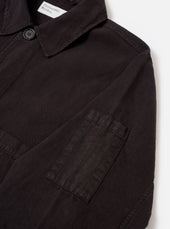 Licorice Lyo Linen Mix Coverall Jacket