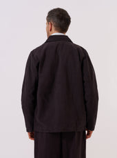 Licorice Lyo Linen Mix Coverall Jacket