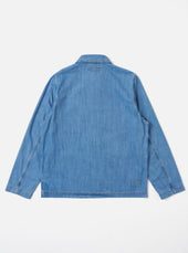 Washed 8oz Slub Denim Field Jacket